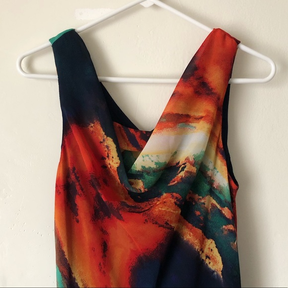 Signature by Robbie Bee Watercolor Dress - Picture 2 of 5